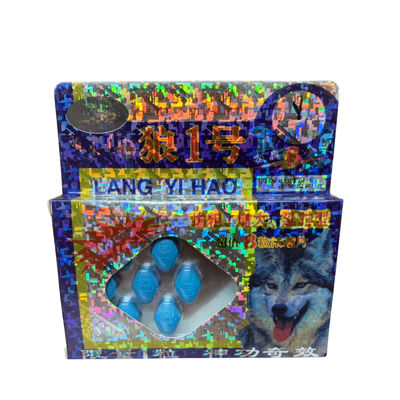 Lang Yi Hao Wolf Pills para homens 1 caixa = 8 comprimidos