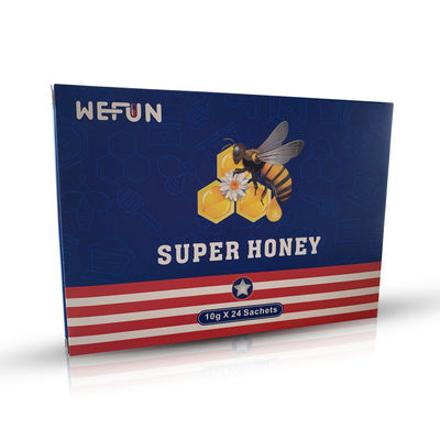 Sexo masculino Honey Super Honey do ouro real de WEFUN para ele