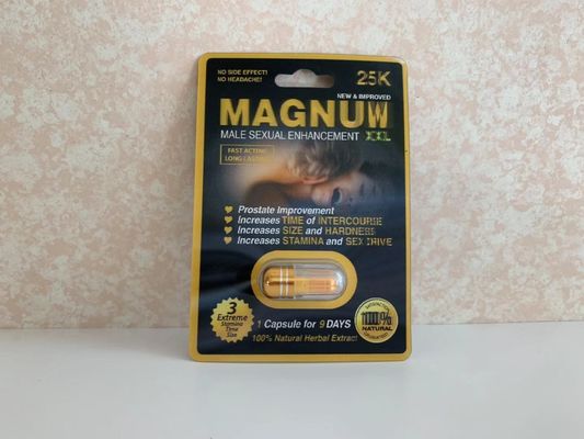 Comprimidos da ereção do magnum para homens 1 caixa = 24 comprimidos