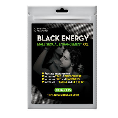 Comprimidos sexuais do desempenho dos homens pretos da energia para comprimidos da caixa 10 dos homens 1