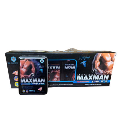 Tabuletas masculinas 100mg do poder de Maxman dos comprimidos da caixa 120 dos comprimidos 1 do realce de Maxman